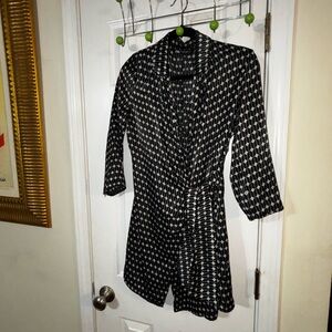 Zara Black and White Patterned Jacket